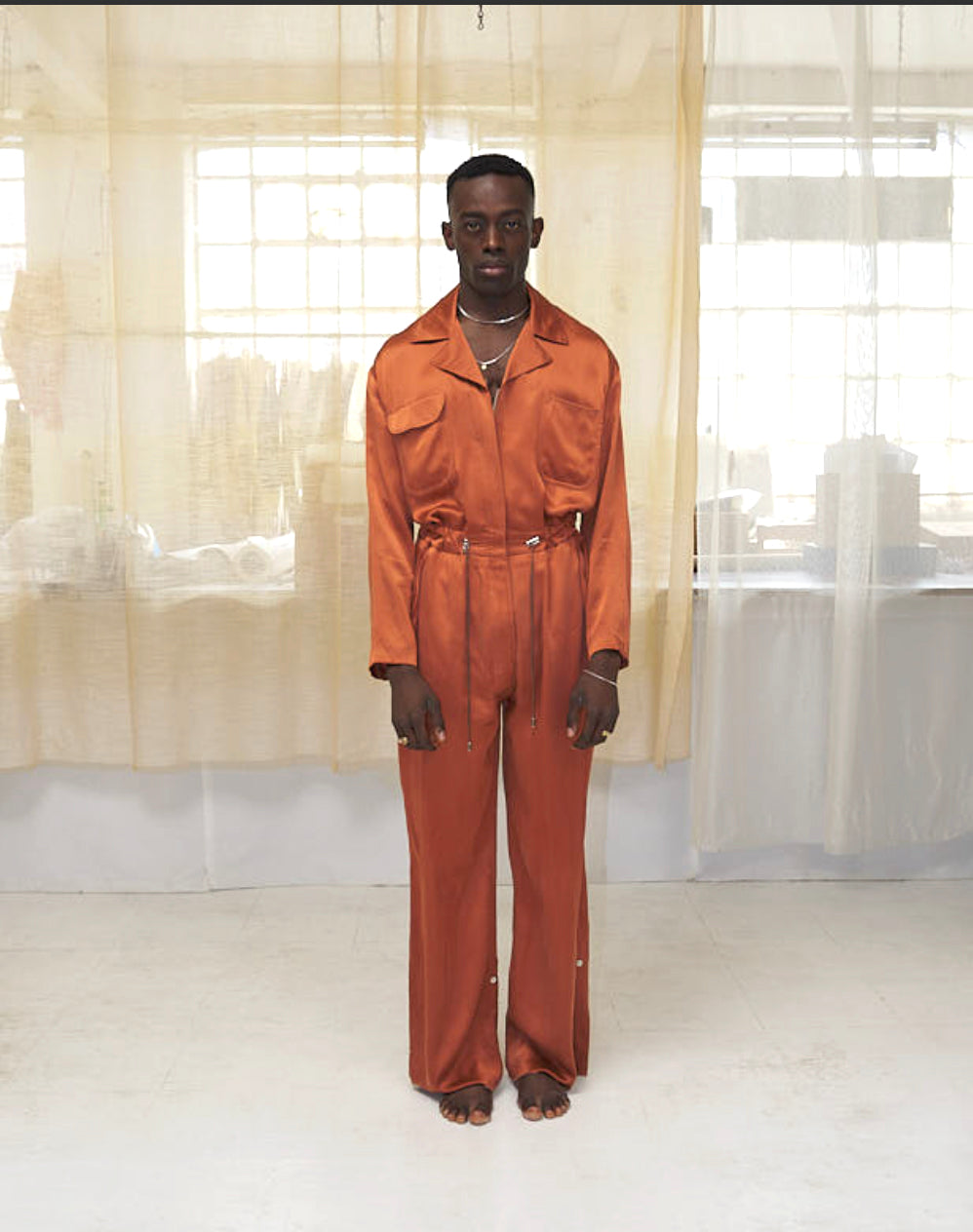 CLASSIC SILK WORKSUIT