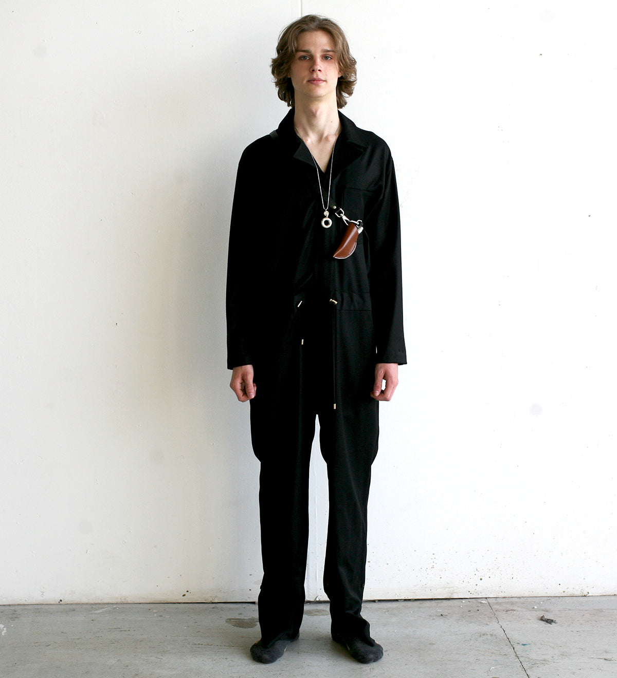 WORKSUIT (BLACK COTTON TWILL)