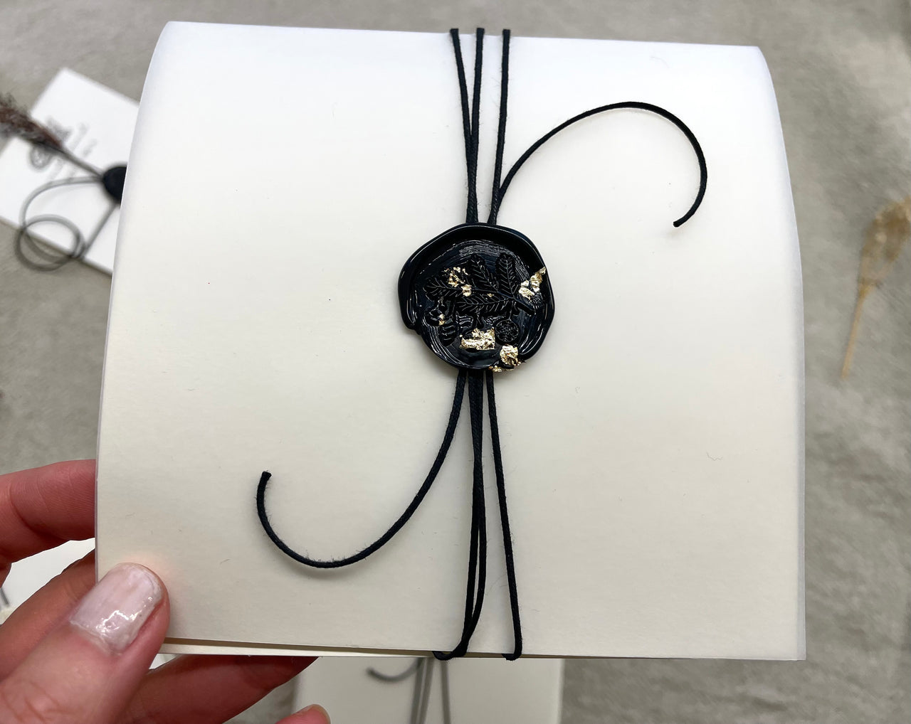 HANDMADE WAX SEAL CARD