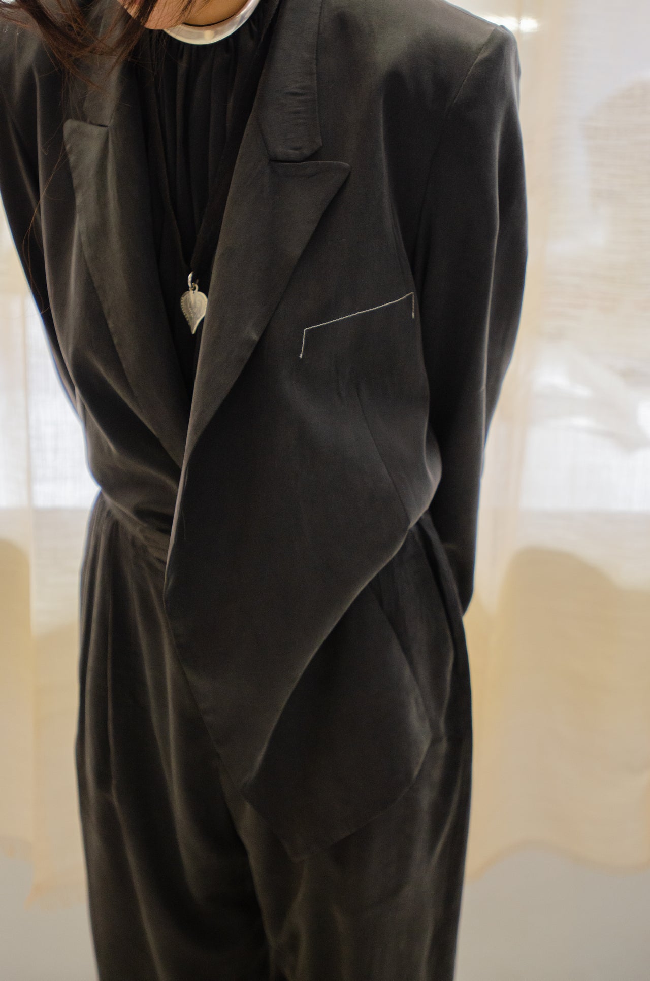 SILK TUXEDO WORKSUIT