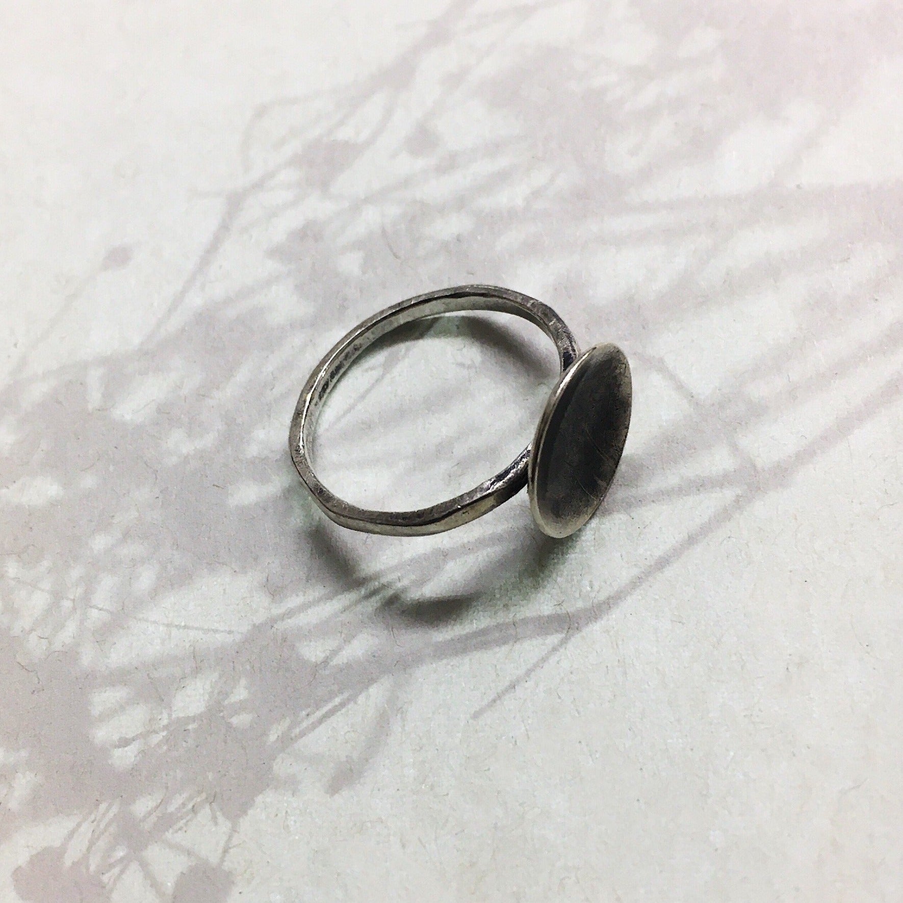 Flat Mercury Ring