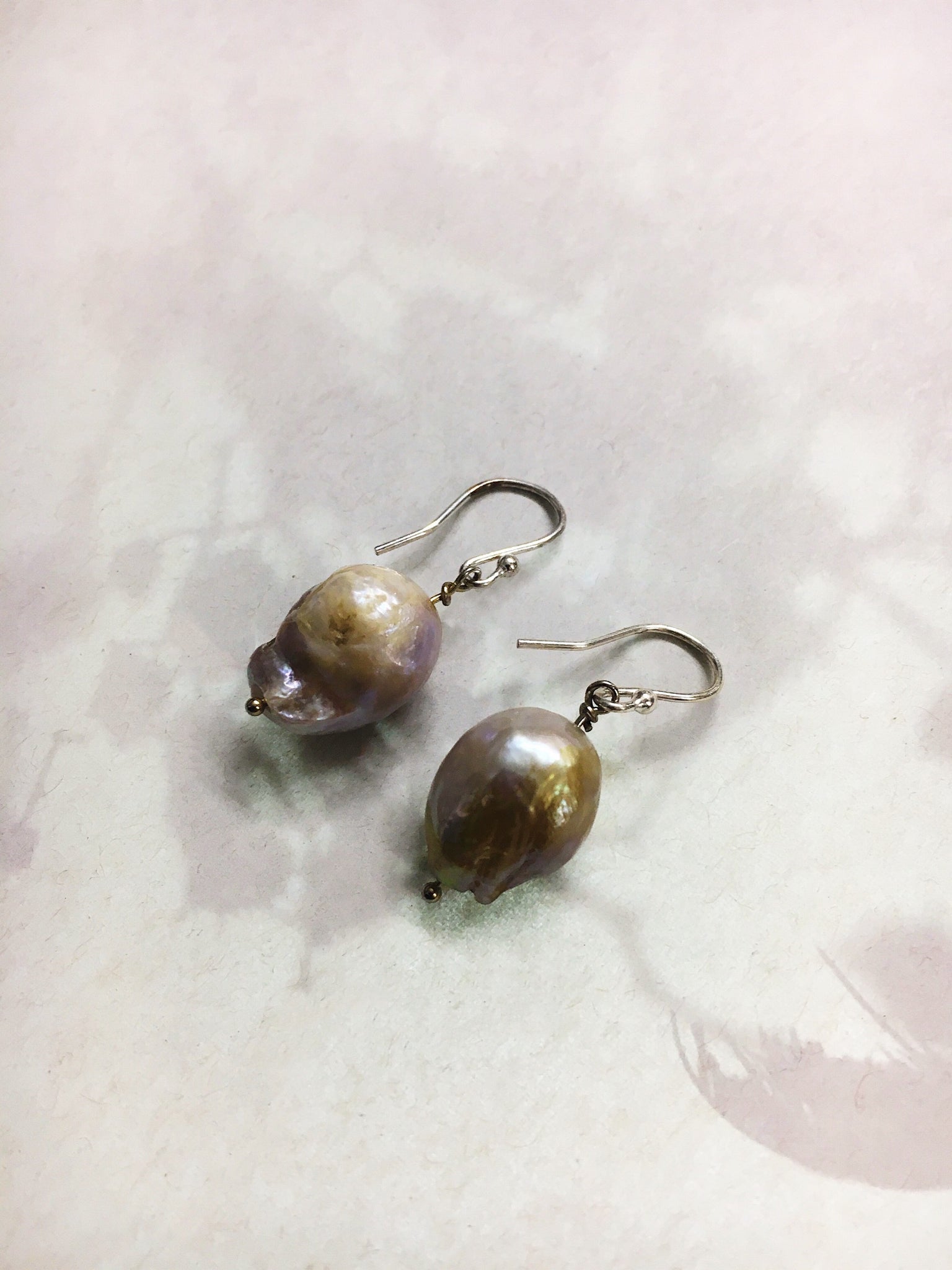 Tooth Pearl earrings
