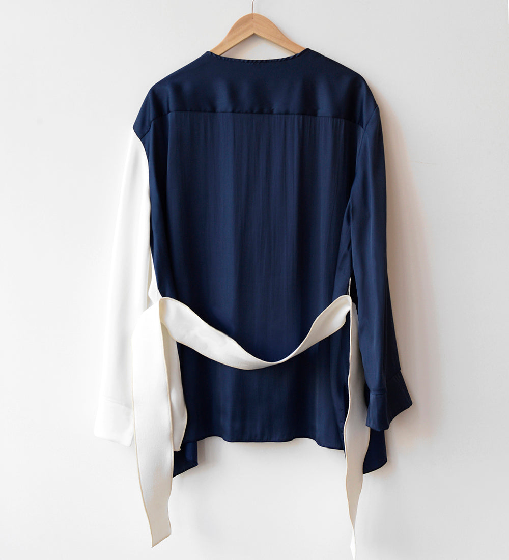 WIDE SQUARE POCKET TOP w/ BELT