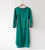 HEART NECK DRESS, FOREST GREEN (PRE-ORDER)