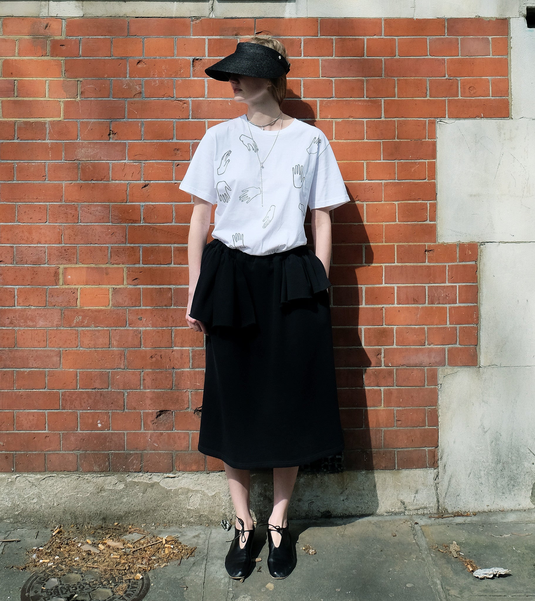VON SONO LONG SKIRT W/ FRILL