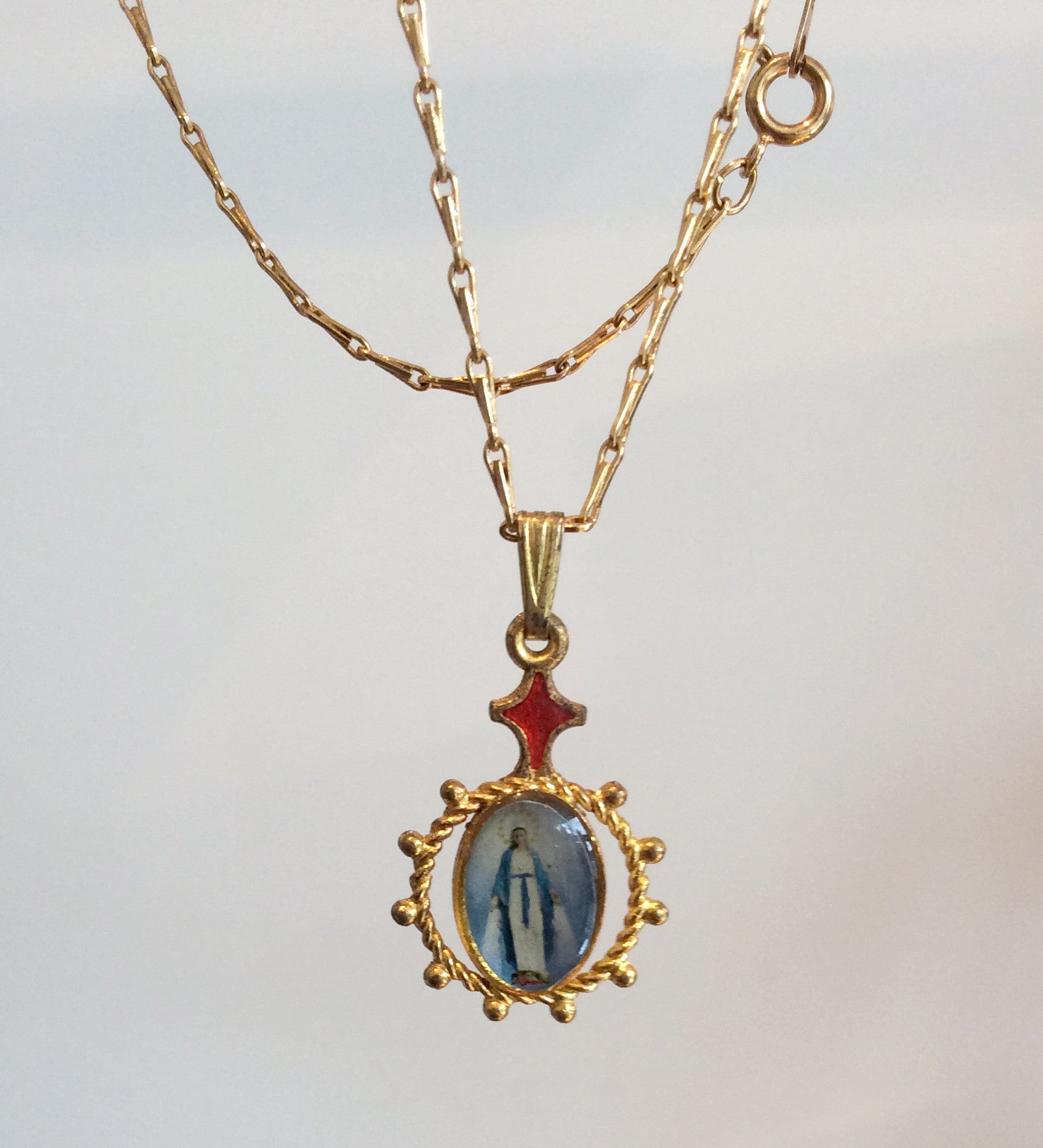 ORNAMENT & CRIME GOLD 'MARIA' CHARM NECKLACE