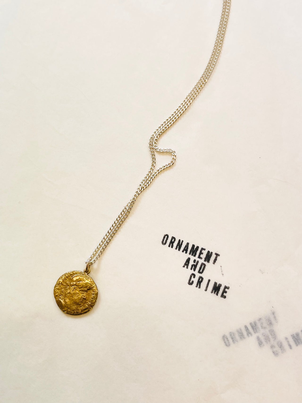 Roman coin necklace ( bronze)