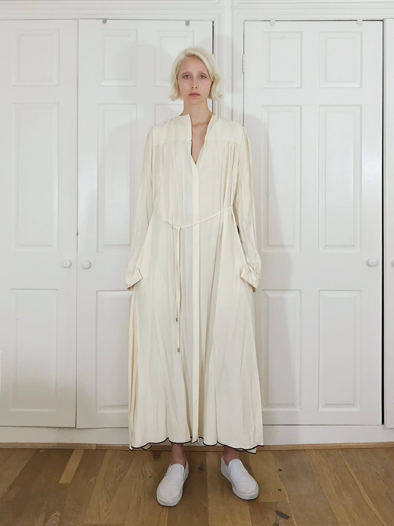 Creased Vint Max Dress