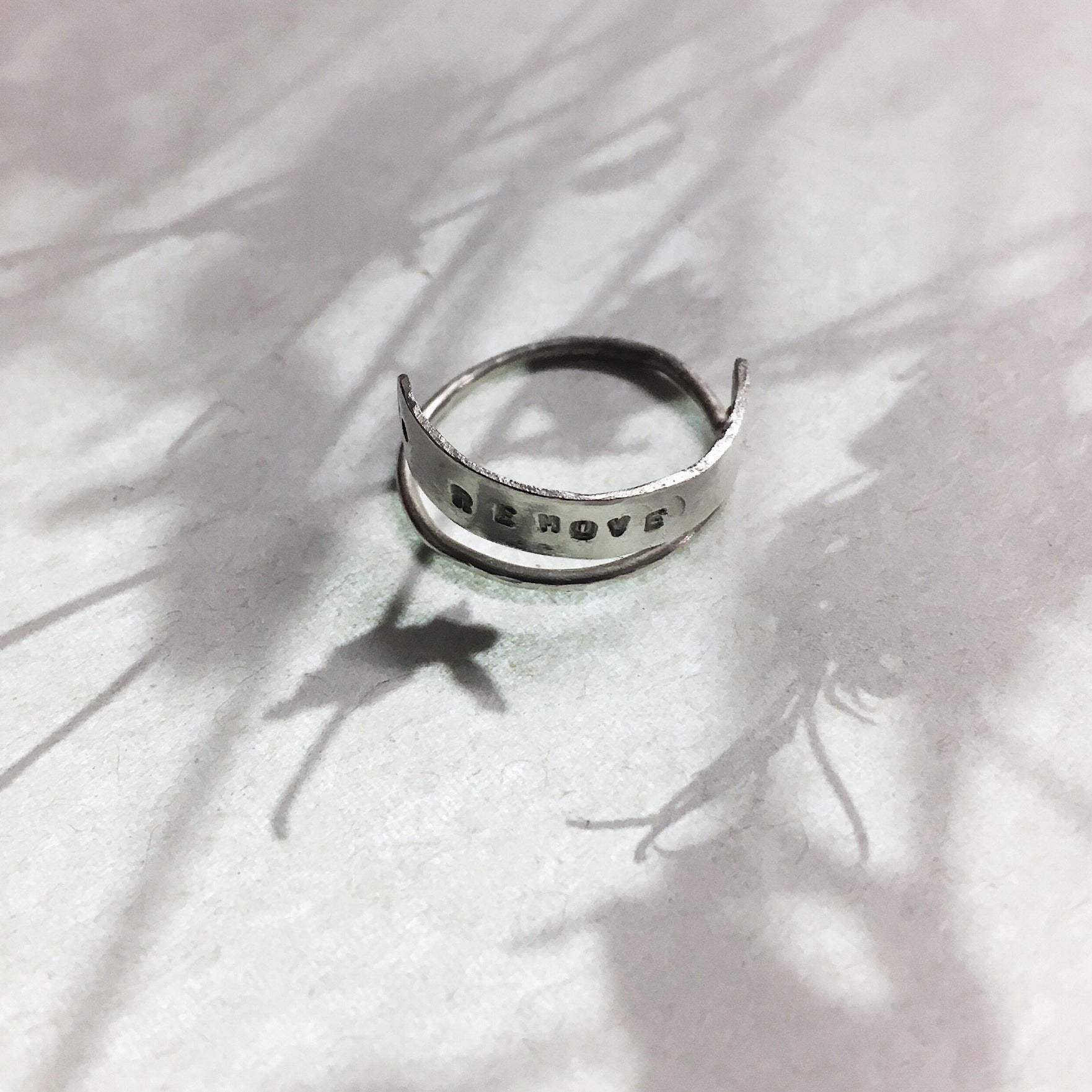 The Irony set ring 'Remove'  double ring