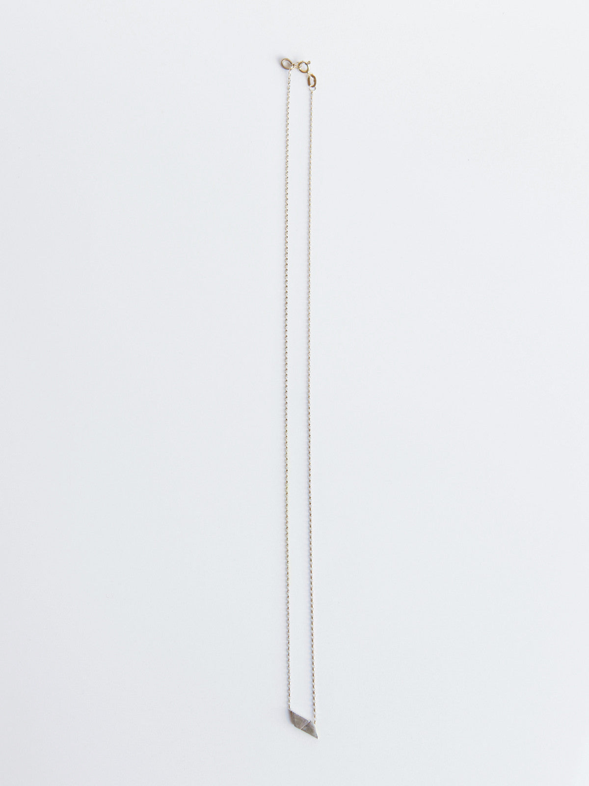 ORNAMENT & CRIME SILVER LIGHTNING NECKLACE