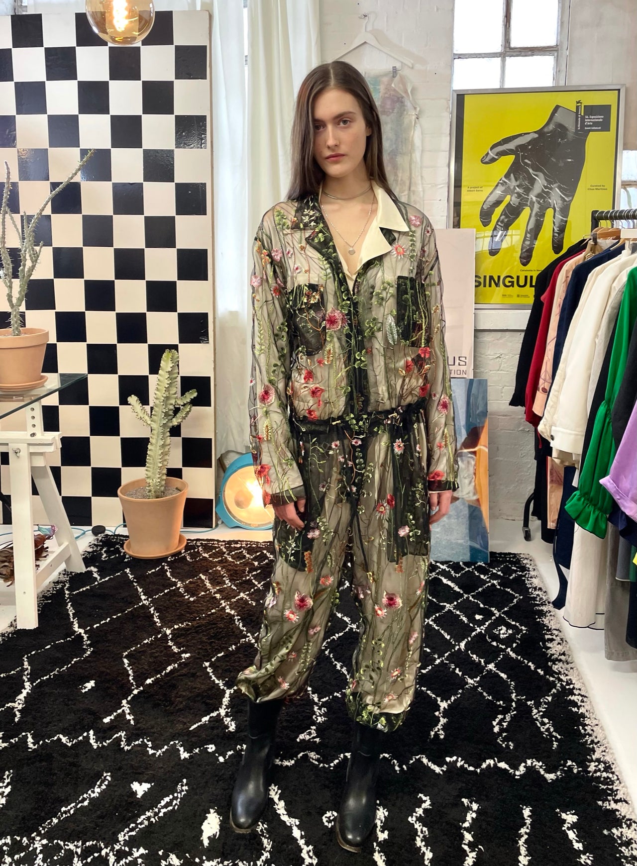 WorkSuit (Flower Mesh)