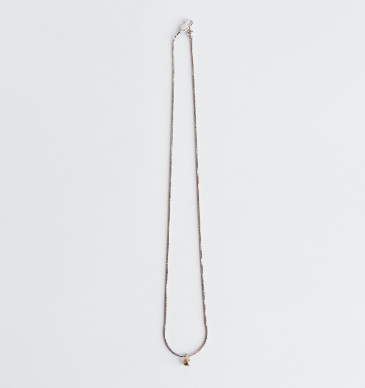 ORNAMENT & CRIME THICK CHAIN GOLDEN DROP NECKLACE