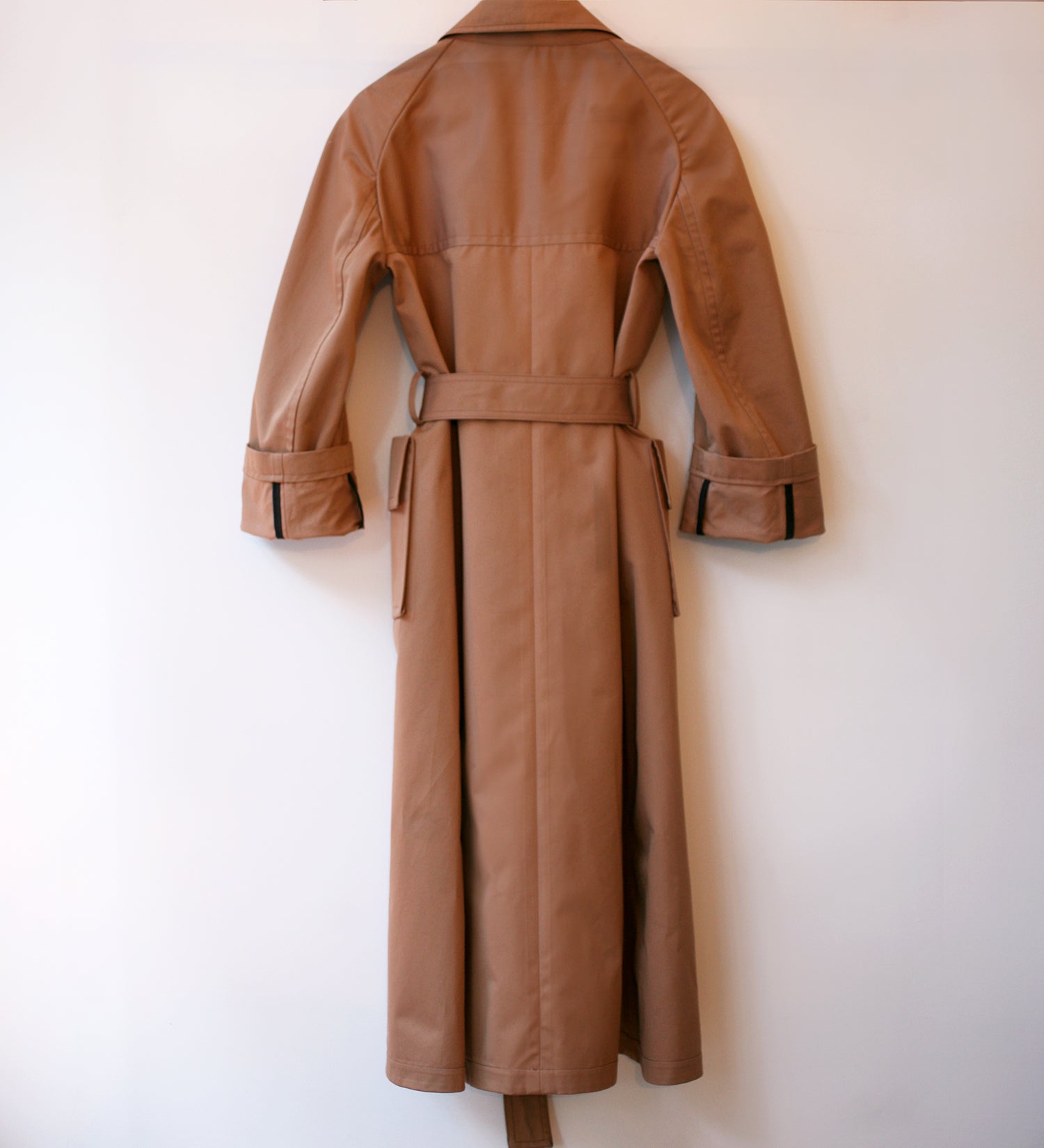 WONDEROUND HOOD RAGLAN TRENCH COAT