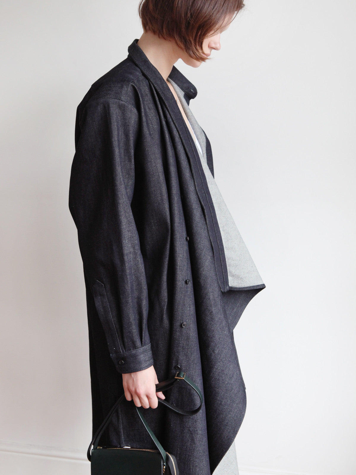 BLESS No.52 BLISSMESS NECKERCHIEFDRESS DARK DENIM