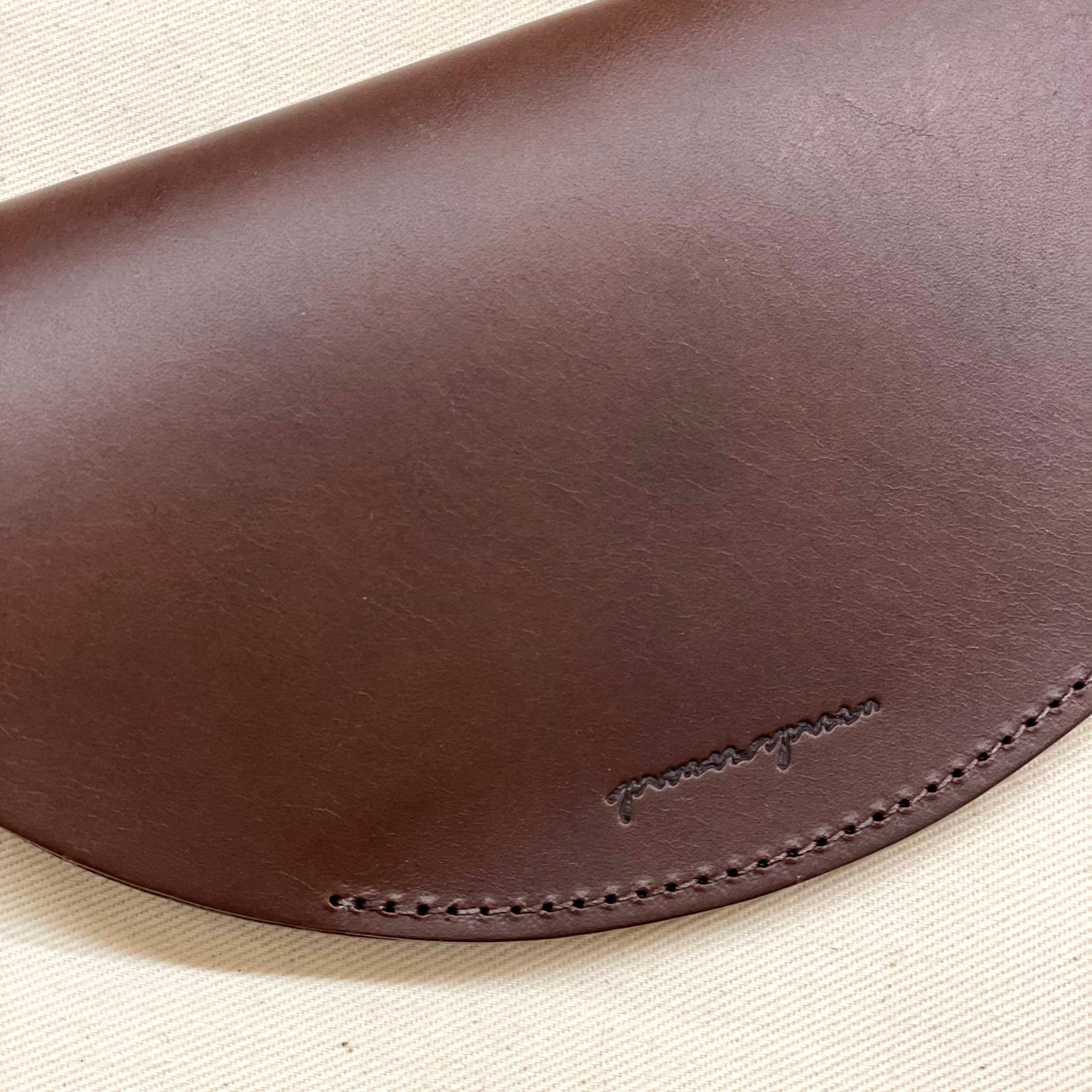 Copy of HALF MOON LEATHER PHONE CASE bag