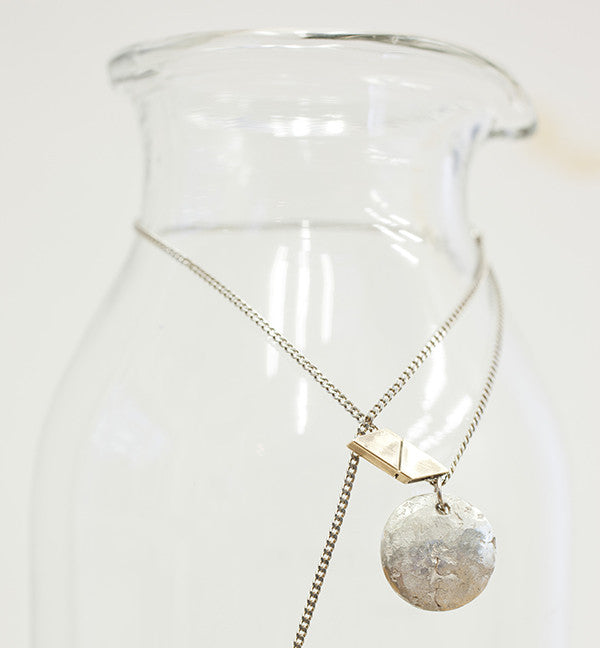 ORNAMENT & CRIME MOON LIGHTNING NECKLACE