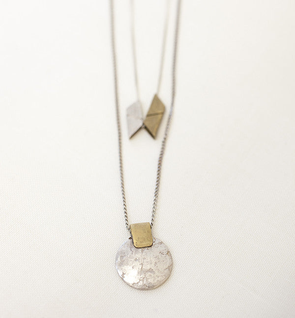 ORNAMENT&CRIME  DOUBLE LIGHTNING  NECKLACE
