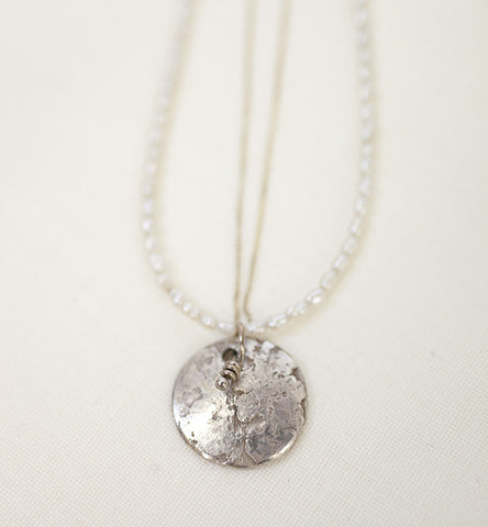 ORNAMENT & CRIME I-CHING MOON  NECKLACE