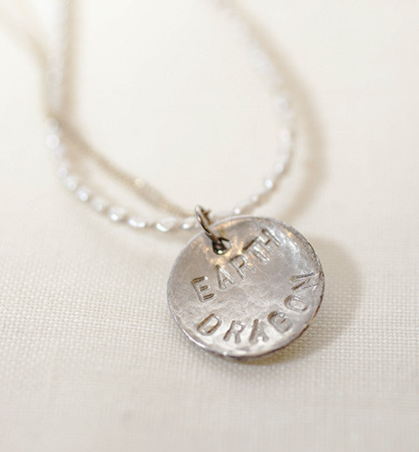 ORNAMENT & CRIME I-CHING MOON  NECKLACE