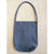 BODY SCULPTURES LEATHER SHOPPER BAG / BLUE SUEDE