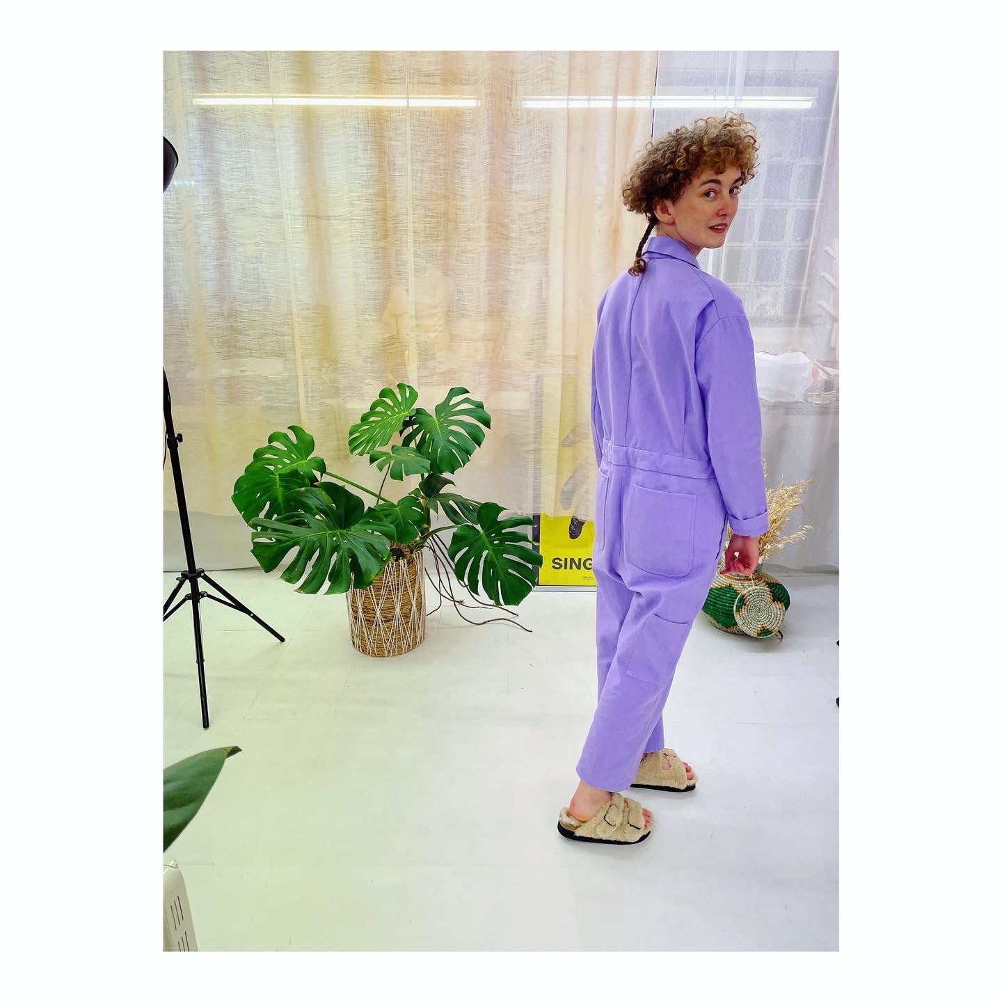 WorkSuit (Cotton Twill limited Lilac jumpsuit)
