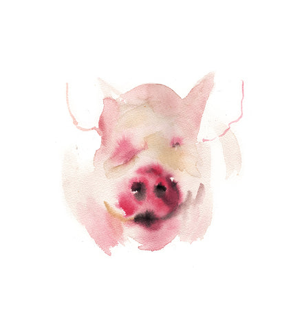 Artist Print 'THE PINK PIG'